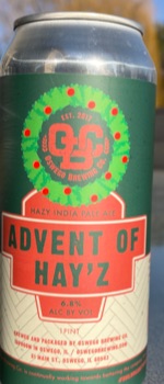 Advent of Hay'z - Oswego Beer Company