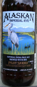 Alaskan Imperial Rye (Pilot Series) - Alaskan Brewing Company