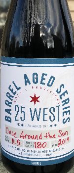 Barrel Aged Series - Once Around the Sun - 25 West Brewing Company