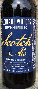 Brewer's Reserve Bourbon Barrel Scotch Ale - Central Waters Brewing Company