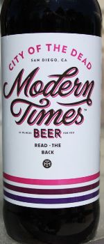 City of the Dead - Modern Times Beer