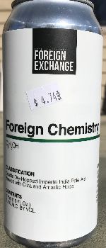 Foreign Chemistry - Foreign Exchange Brewing Company