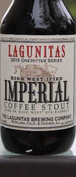 High West-ified Imperial Coffee Stout - Lagunitas Brewing Company