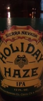 Holiday Haze - Sierra Nevada Brewing Co.