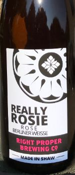 Really Rosie - Right Proper Brewing Company - Shaw Brewpub