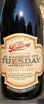 So Happens It's Tuesday - Coffee - The Bruery